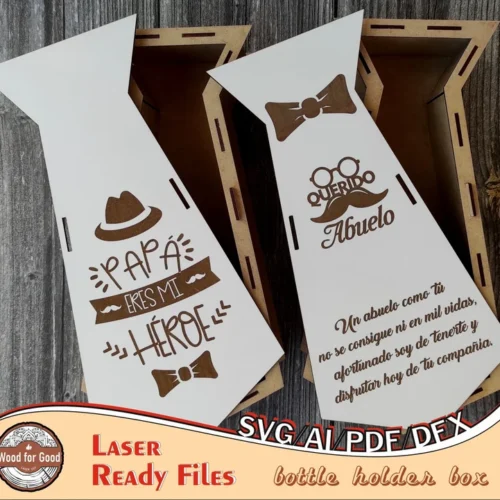 Caja En Forma De Corbata Creativo Digital